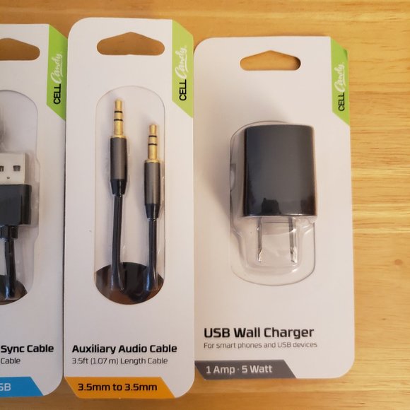 CELLCandy Portable Power Pack, Sync Cable, USB Wall Charger - Picture 3 of 6